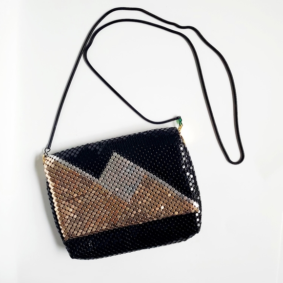 Vintage Aluminum Mesh Bag Structured Handbag 1950s - Picture 12 of 12